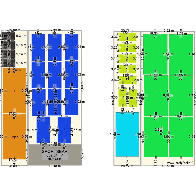 Lambersart. Plan de 5 pièces et 3333 m2