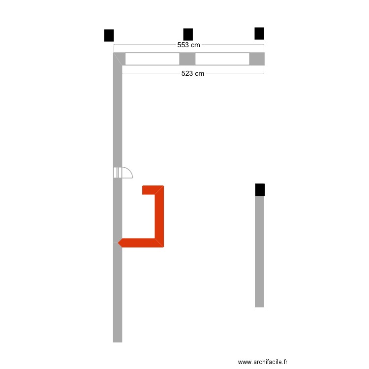 AGH CUBE EN VERRE / FERMETURE. Plan de 0 pièce et 0 m2