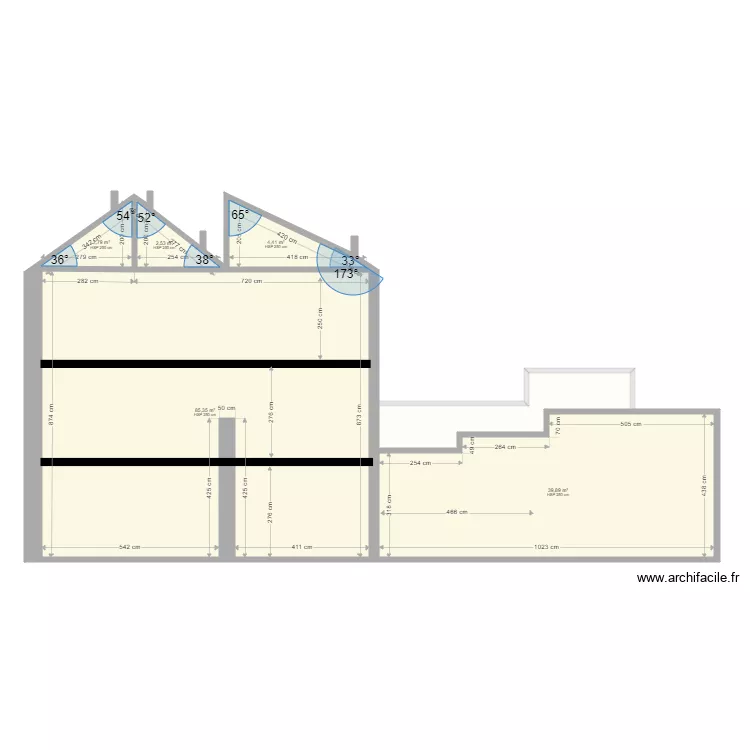Aguado DP cot&eacute; parking. Plan de 