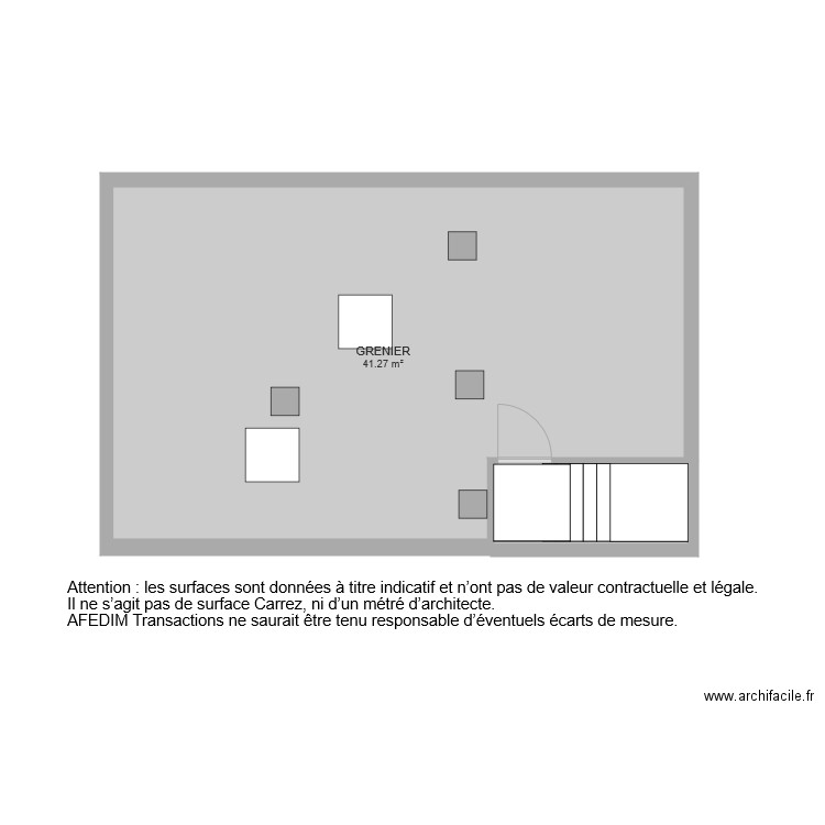 BI 6250 GRENIER. Plan de 0 pièce et 0 m2