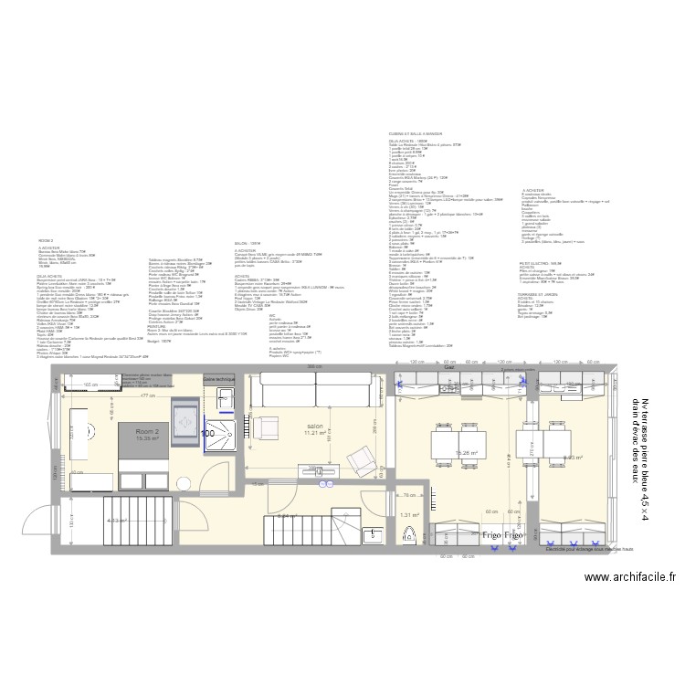 Pascale aménagements. Plan de 0 pièce et 0 m2