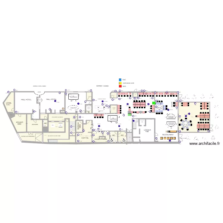 OPTION Texas 2 Plan de salle RDC Novembre 2019. Plan de 
