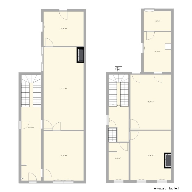 albi. Plan de 10 pièces et 170 m2