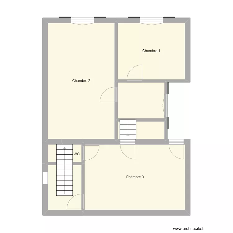 Croquis SACHS 1er . Plan de 