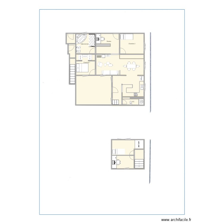 Cinq Mars. Plan de 0 pièce et 0 m2