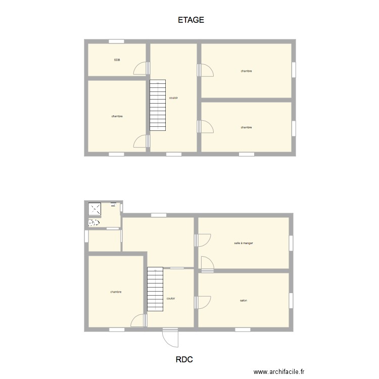 maison SCHNEIDER. Plan de 12 pièces et 170 m2