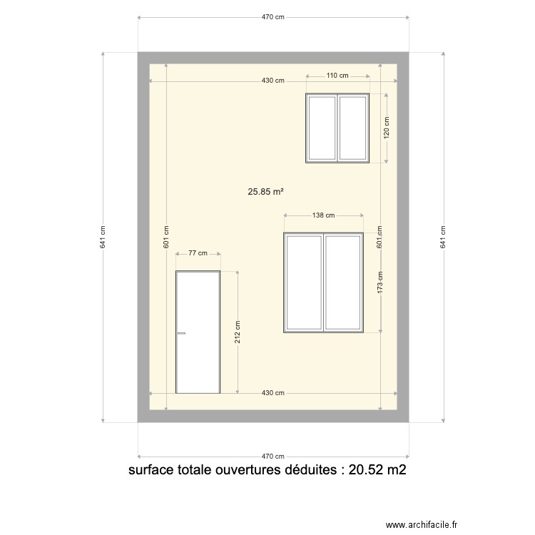 Plan M BOUALEM. Plan de 0 pièce et 0 m2