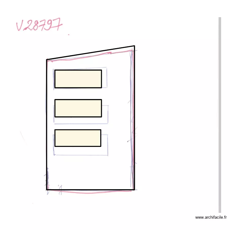 28797 croquis . Plan de 