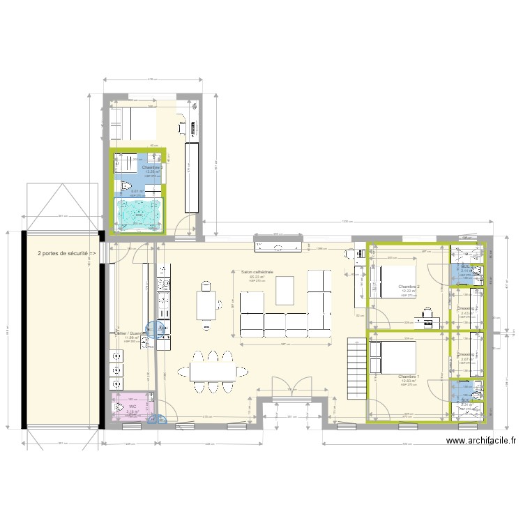 Combles 3. Plan de 0 pièce et 0 m2