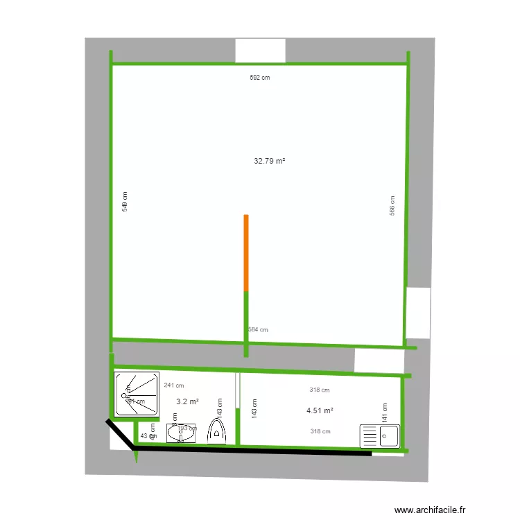 Demont&egrave;s Projet. Plan de 