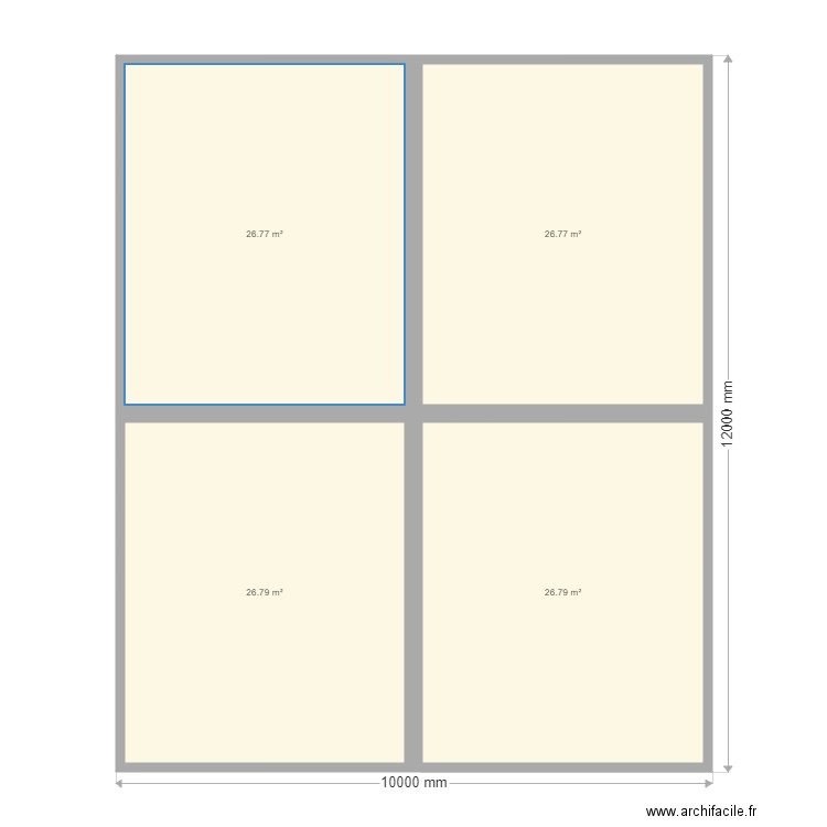 Studii. Plan de 0 pièce et 0 m2