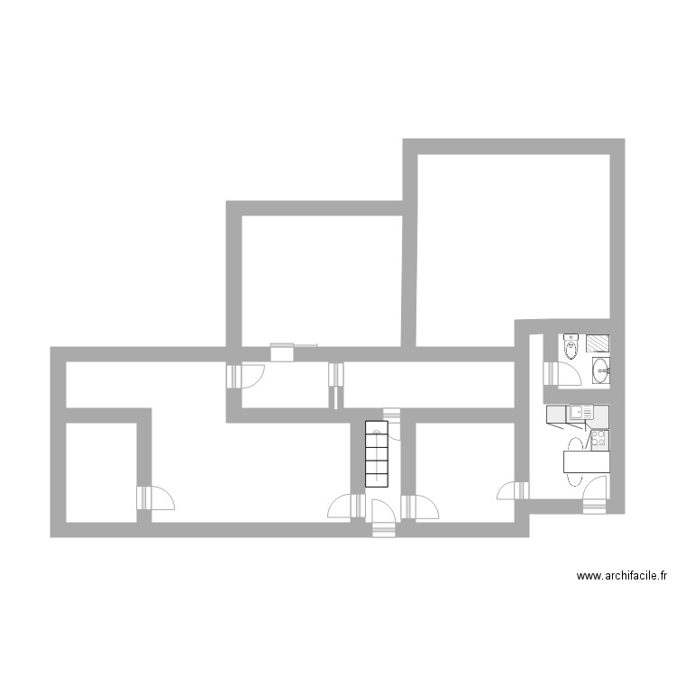 Rez maison. Plan de 0 pièce et 0 m2