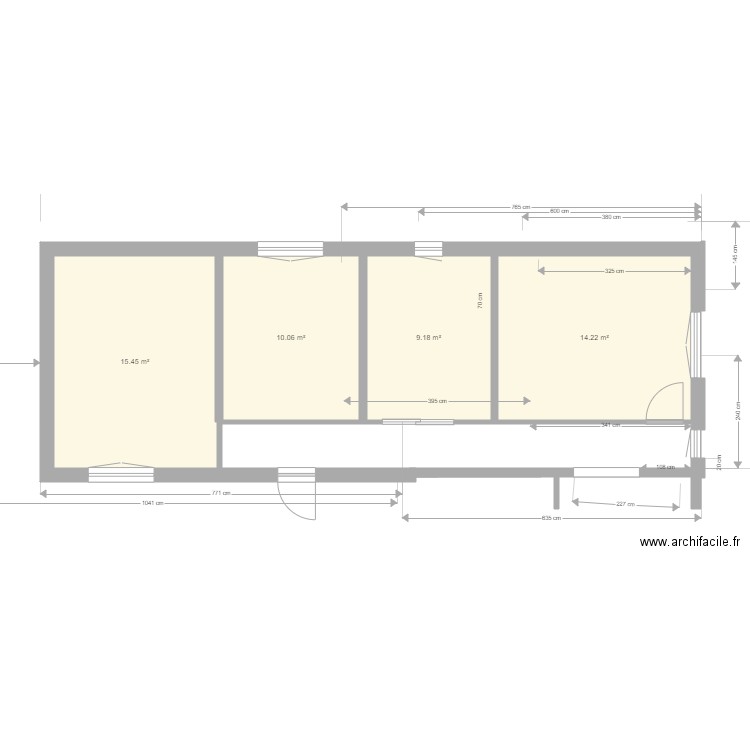 PROJET NU POUR COTE 3101. Plan de 0 pièce et 0 m2