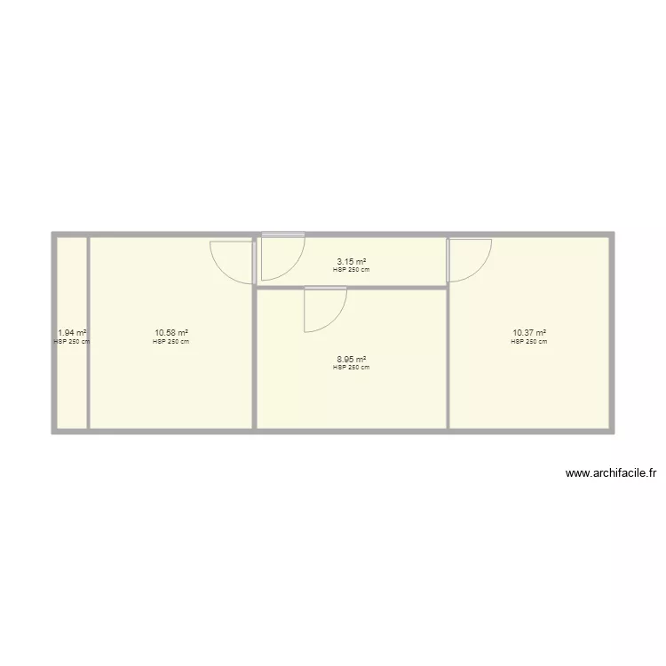 comble thierry et Laurielle. Plan de 