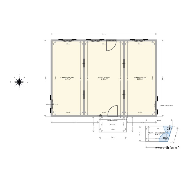 Amara. Plan de 0 pièce et 0 m2