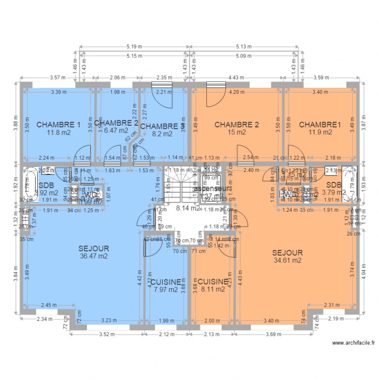 square Gille DEUXIEME etage    ROBIN. Plan de 0 pièce et 0 m2