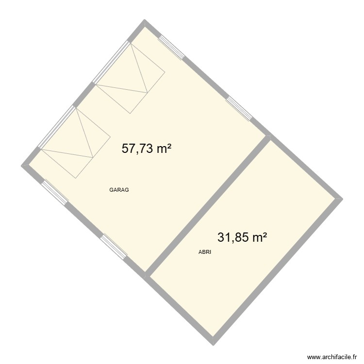 GARAG. Plan de 0 pièce et 0 m2