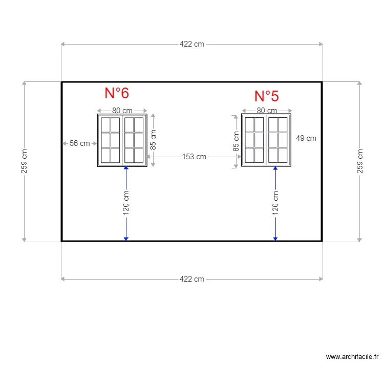 Mur 1. Plan de Mur 1. Plan de