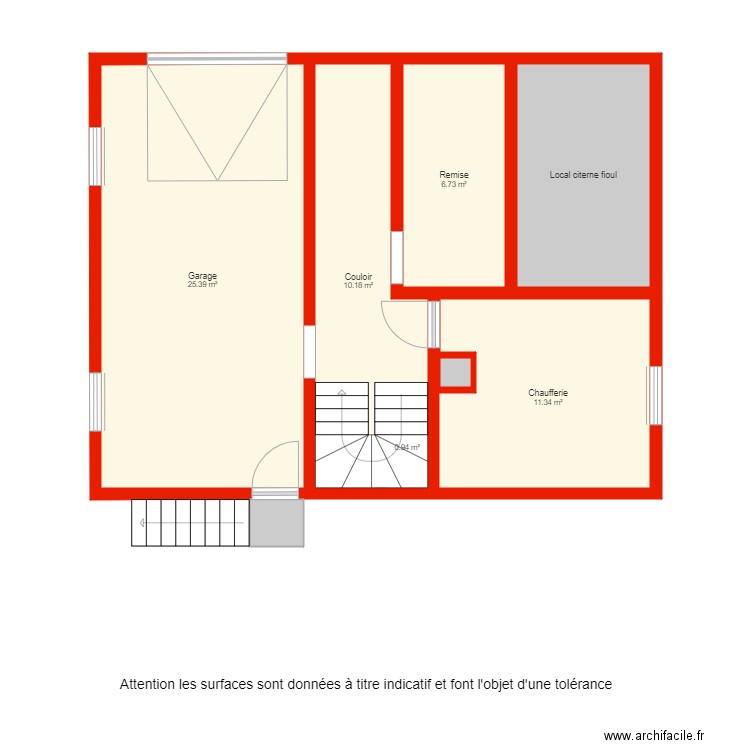 BI 3902 sous sol  non côté. Plan de 0 pièce et 0 m2