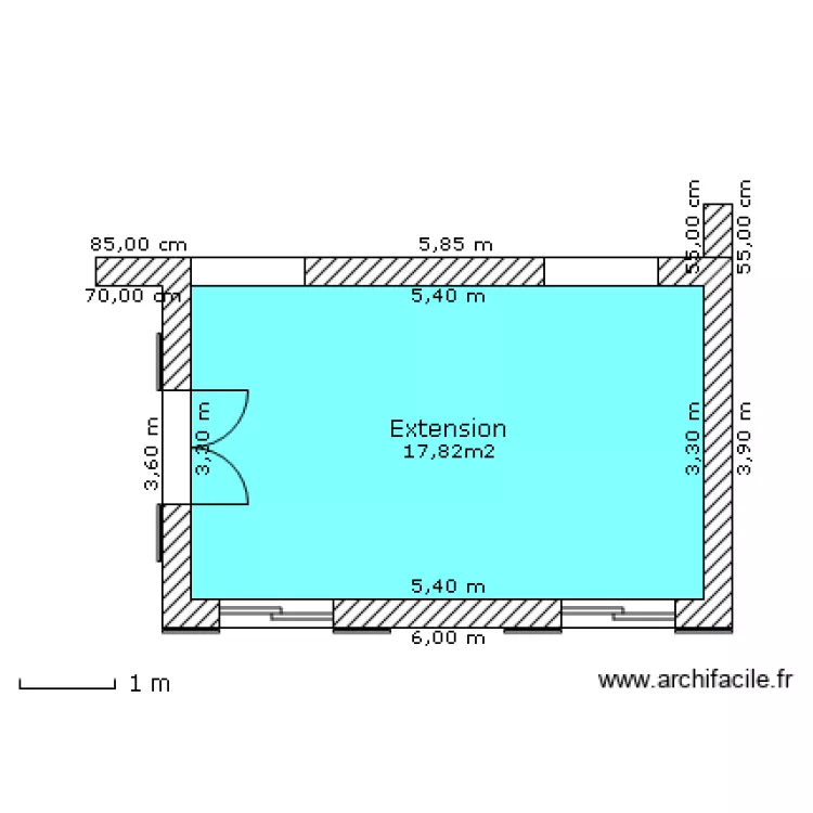 Extension. Plan de 