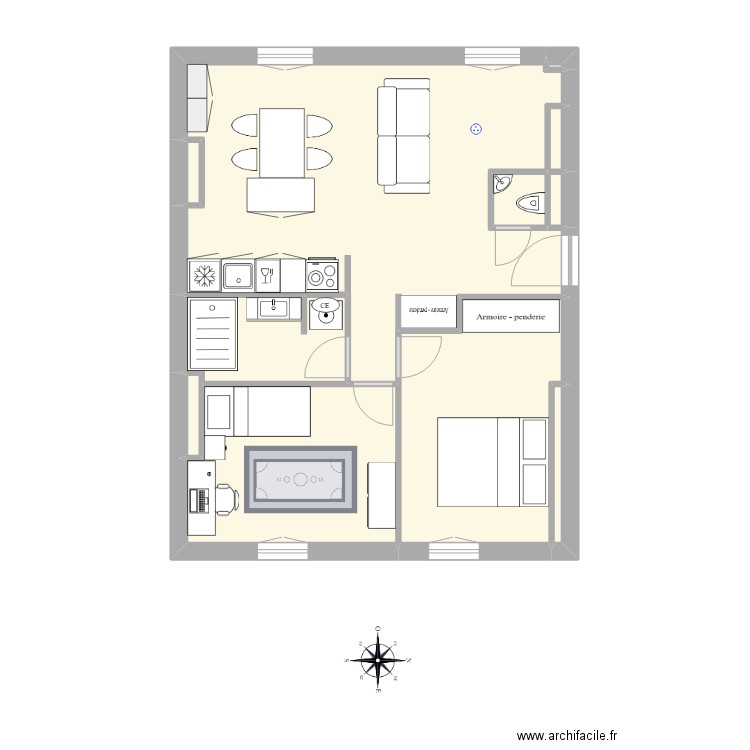 apt. Plan de 0 pièce et 0 m2