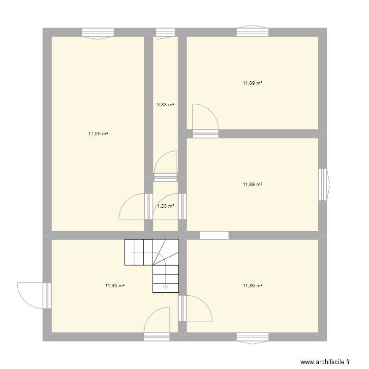 sous sol matthieu. Plan de 7 pièces et 69 m2