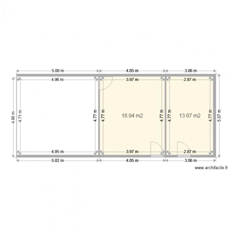 Cabinet Podologue. Plan de 0 pièce et 0 m2
