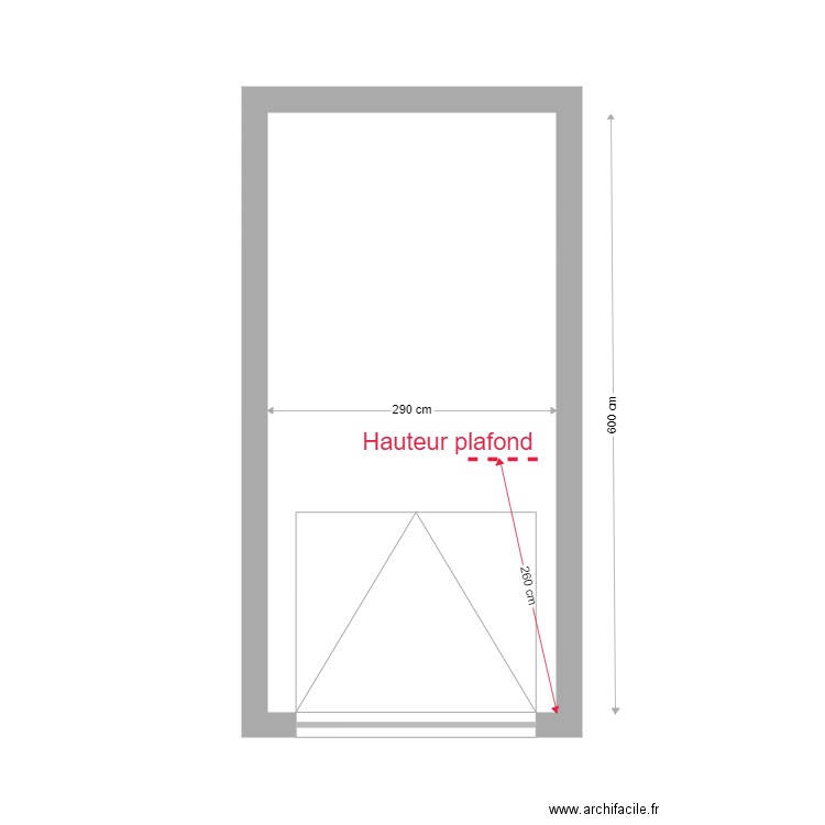 GARAGE DE ST MARCELIN. Plan de 1 pièce et 17 m2