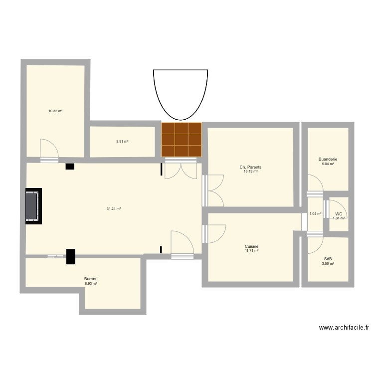 maison verneuil. Plan de 0 pièce et 0 m2