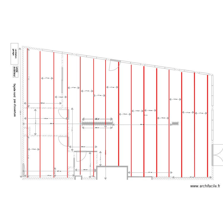  espace jeune lot 1 cloison. Plan de 0 pièce et 0 m2