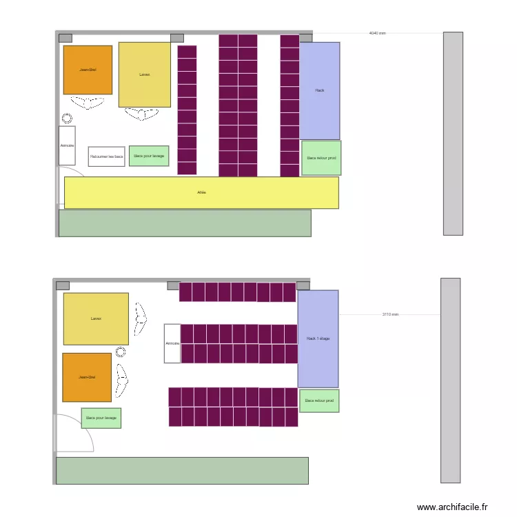 Plan SAS UAP1. Plan de 
