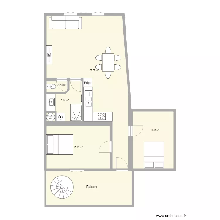 Lot 1 et 2 projet 4. Plan de 