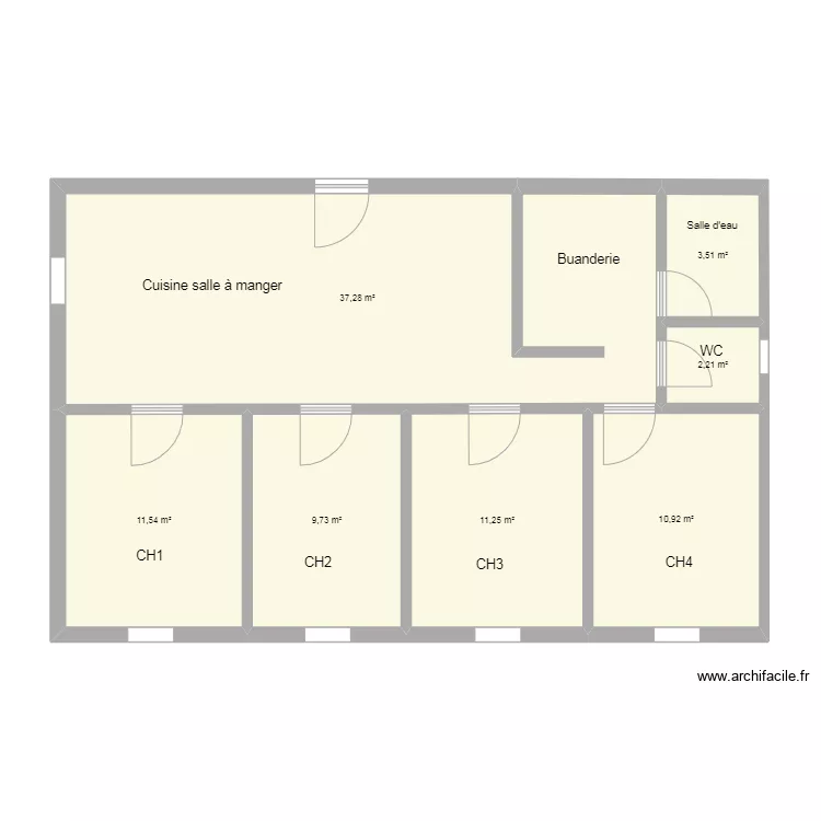 maison aziz. Plan de 