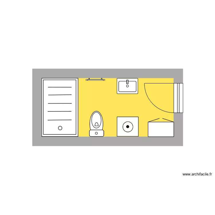 Emirdag banyo 3. Plan de 