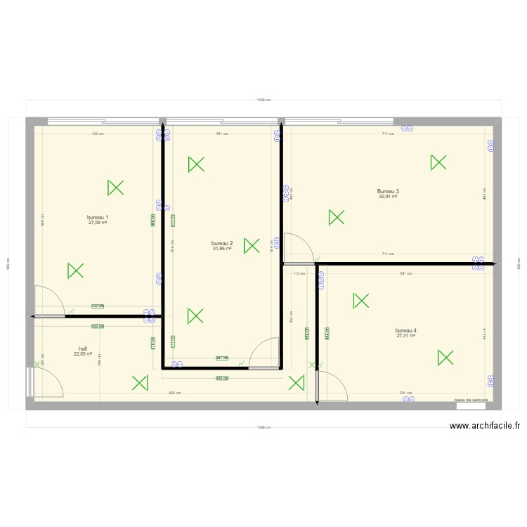 Retravailler. Plan de 0 pièce et 0 m2
