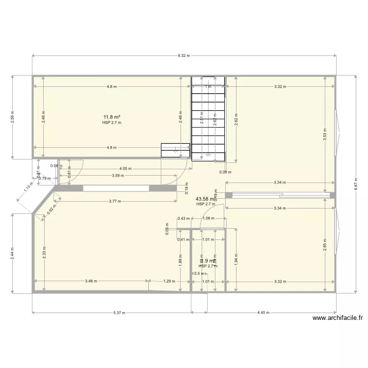 VERDUN REZ DE CHAUSSE version 1. Plan de 