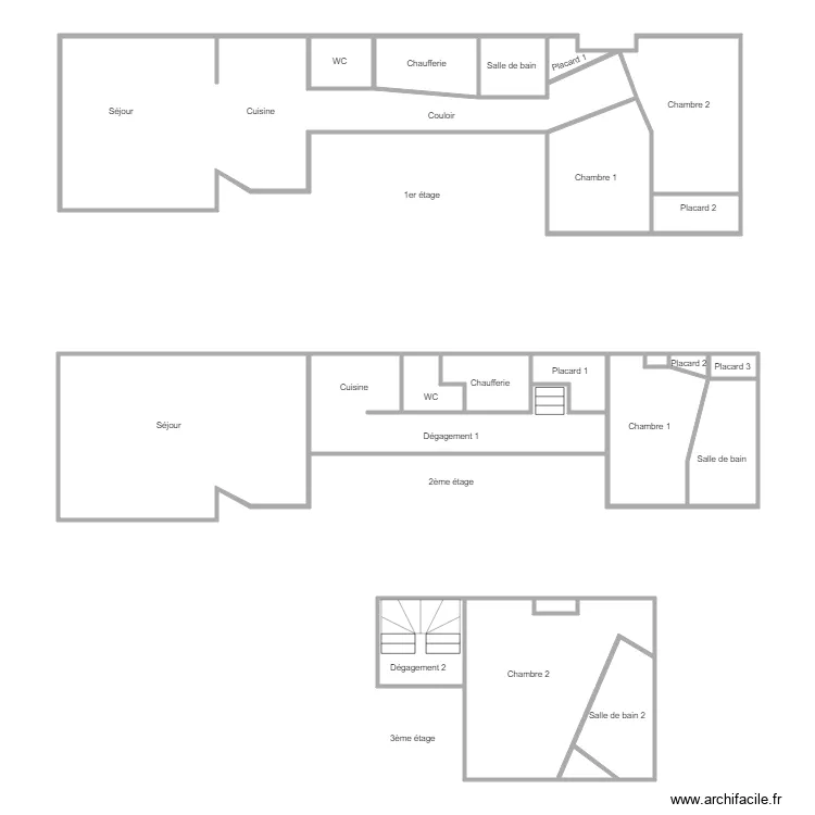 43 republique Charleville M&eacute;zi&egrave;res. Plan de 