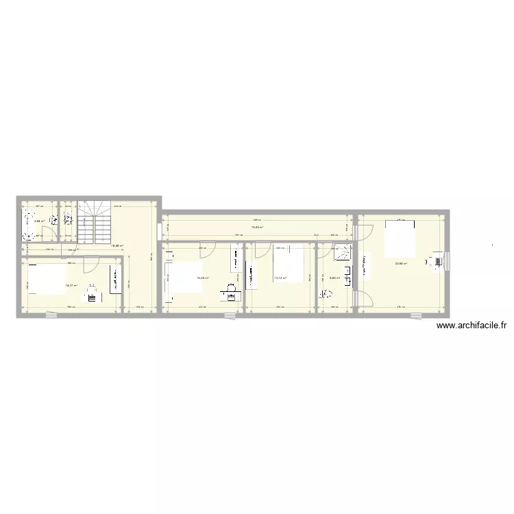 &eacute;tage BHDX. Plan de 