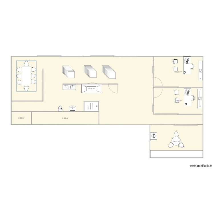 BUREAU. Plan de 0 pièce et 0 m2