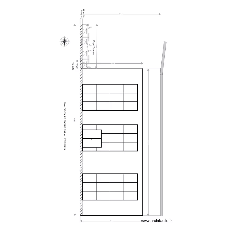 plan de coupe petit paris. Plan de 