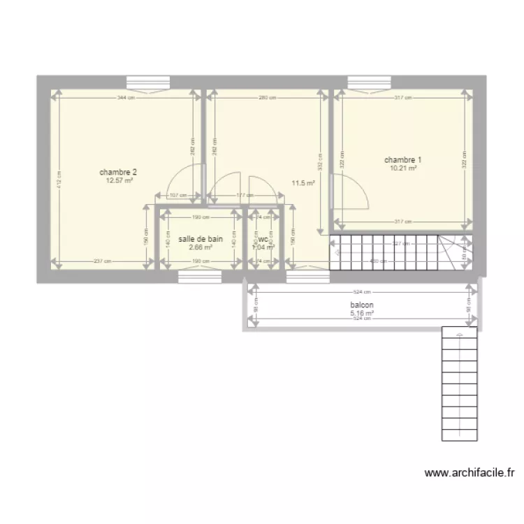 DEVILLE. Plan de 