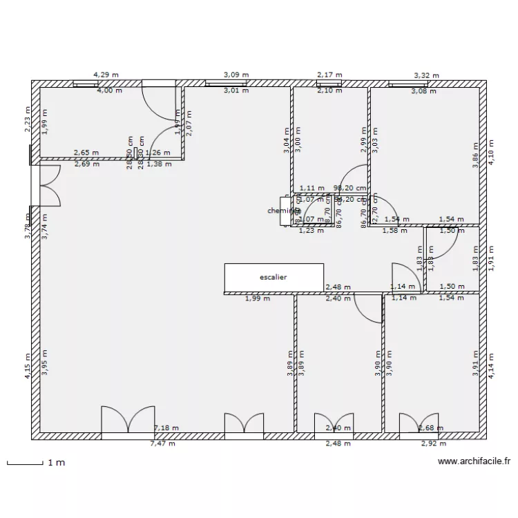 maison projet. Plan de maison projet. Plan de