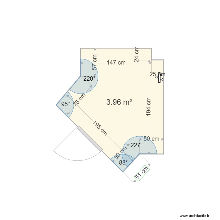 sdb. Plan de 0 pièce et 0 m2