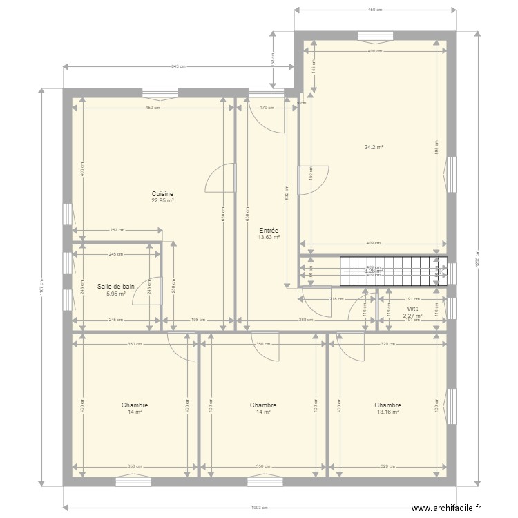 CHAROUD Adine Roanne. Plan de 0 pièce et 0 m2