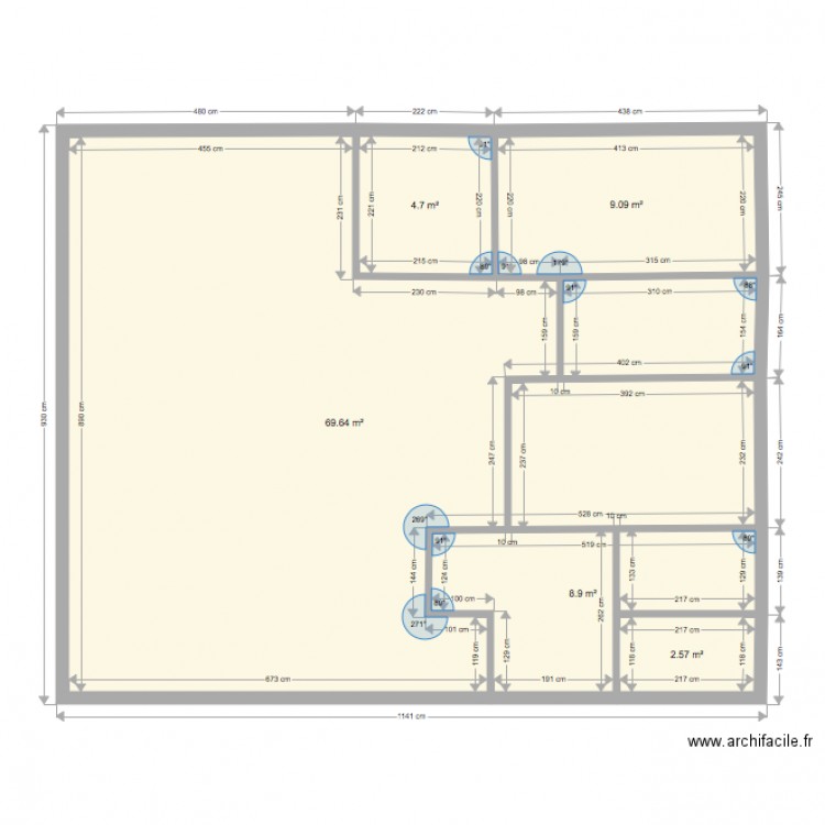 magescq. Plan de 0 pièce et 0 m2