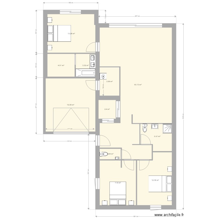 mbocean. Plan de 0 pièce et 0 m2