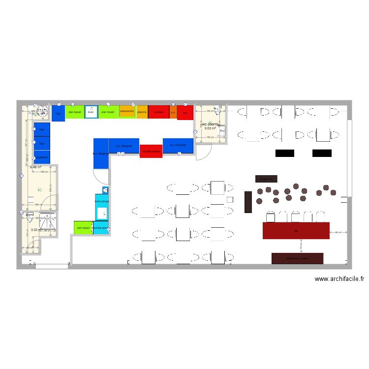 local allondon 4. Plan de 0 pièce et 0 m2