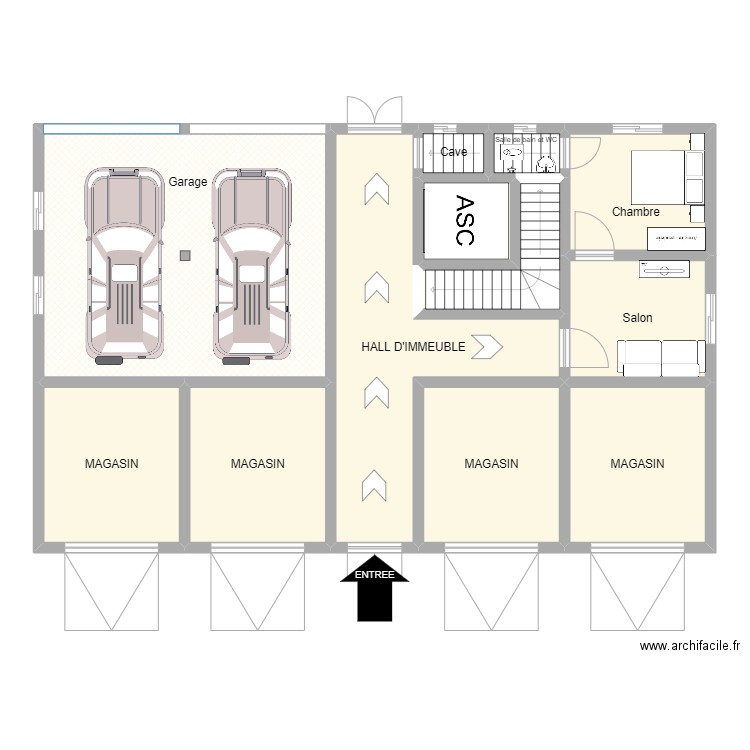 COSA. Plan de 0 pièce et 0 m2