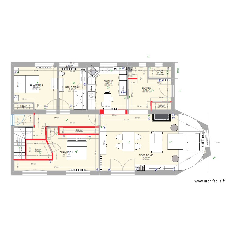 AIRE SUR l'ADOUR - LOT PLAQUISTE - ISOLATION. Plan de 27 pièces et 213 m2