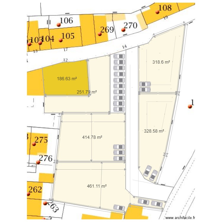 la fare ZONE UB. Plan de 0 pièce et 0 m2